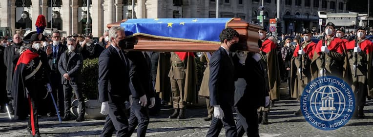 David Sassoli's funeral: A solemn farewell by high-ranking international representatives